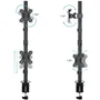 Tooq Soporte de Mesa para 2 Monitores DB1233TNV-B Vertical